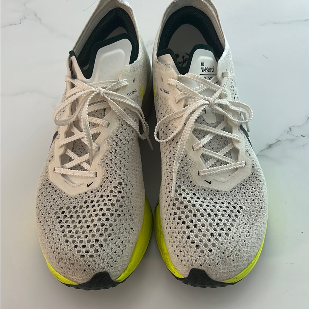 Nike White and Yellow Sneakers